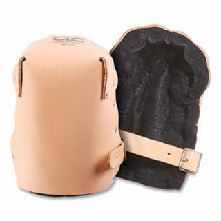 Heavy Duty Extra Padding Leather Kneepad, Leather Straps, Brown